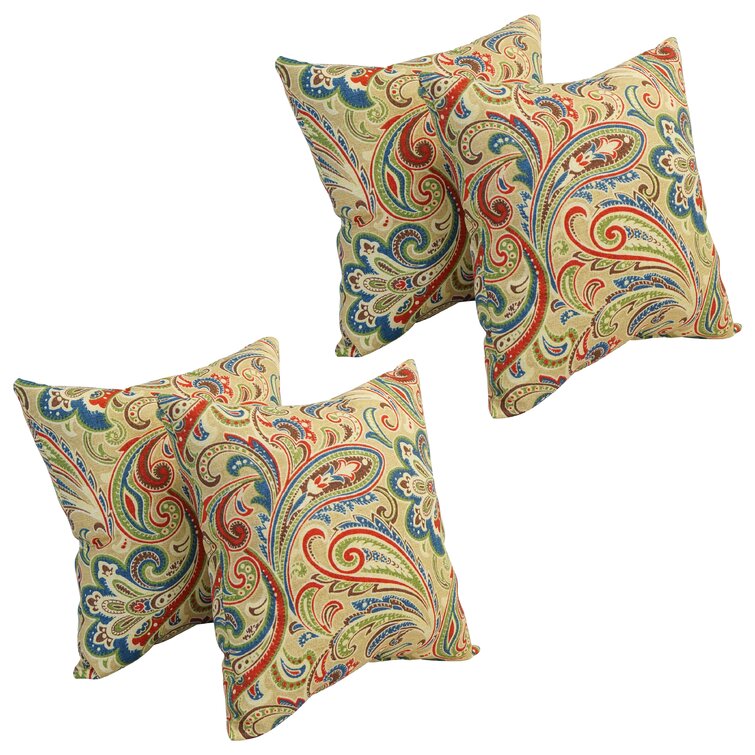 Fleur De Lis Living Salerna Paisley Polyester Indoor Outdoor Throw